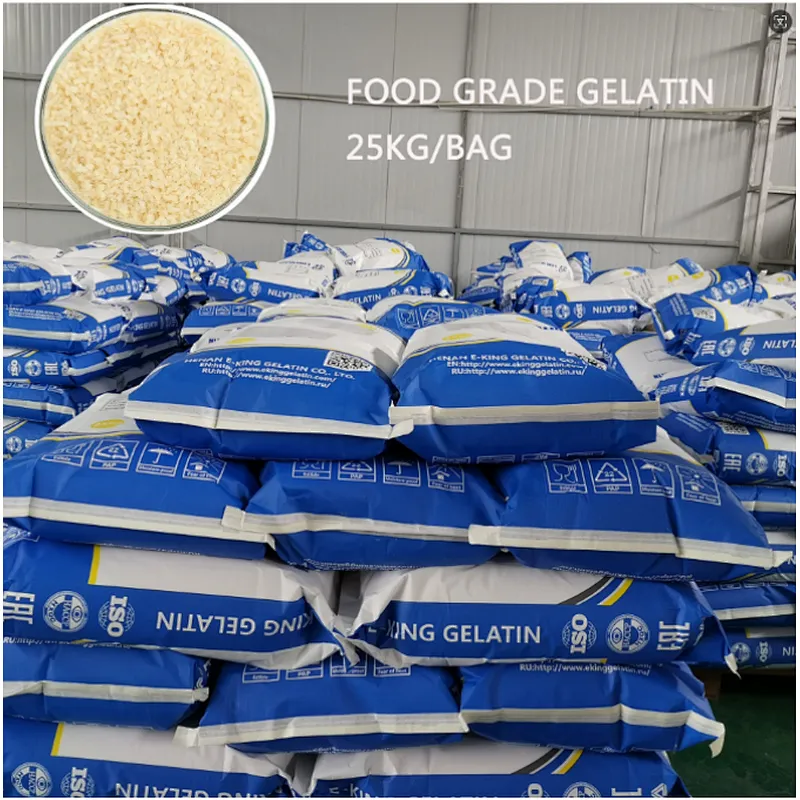 E-king gelatin Edible halal gelatin 250bloom 20mesh Eking gelatin halal powder Henan factory